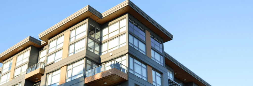 apartment building top floor exterior photo