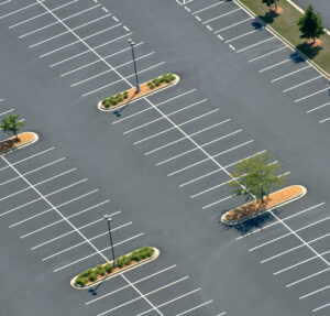 empty parking lot