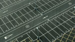 empty parking lot